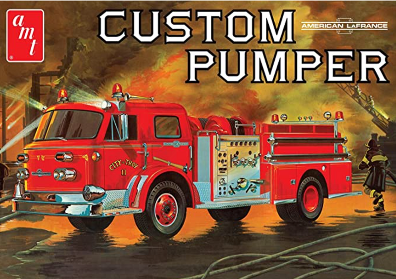 AMT AMT1053 1:25 American Lafrance Pumper Fire Truck, Scale