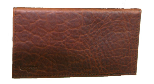 Boston Leather Checkbook Cover