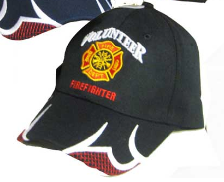 Volunteer Firefighter Embroidered Hat