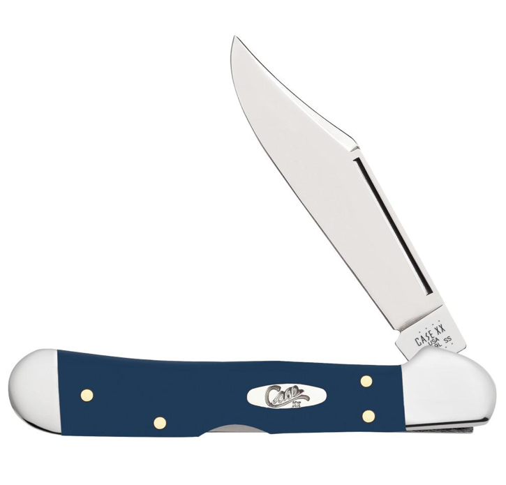 Case Navy Blue Synthetic Smooth Mini CopperLock (23616)