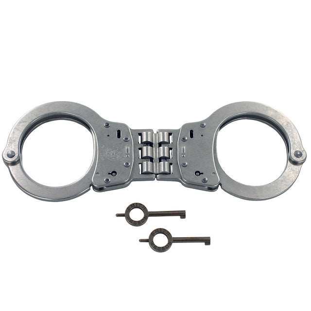 Smith & Wesson Model 300 Hinged Satin Nickel Handcuffs