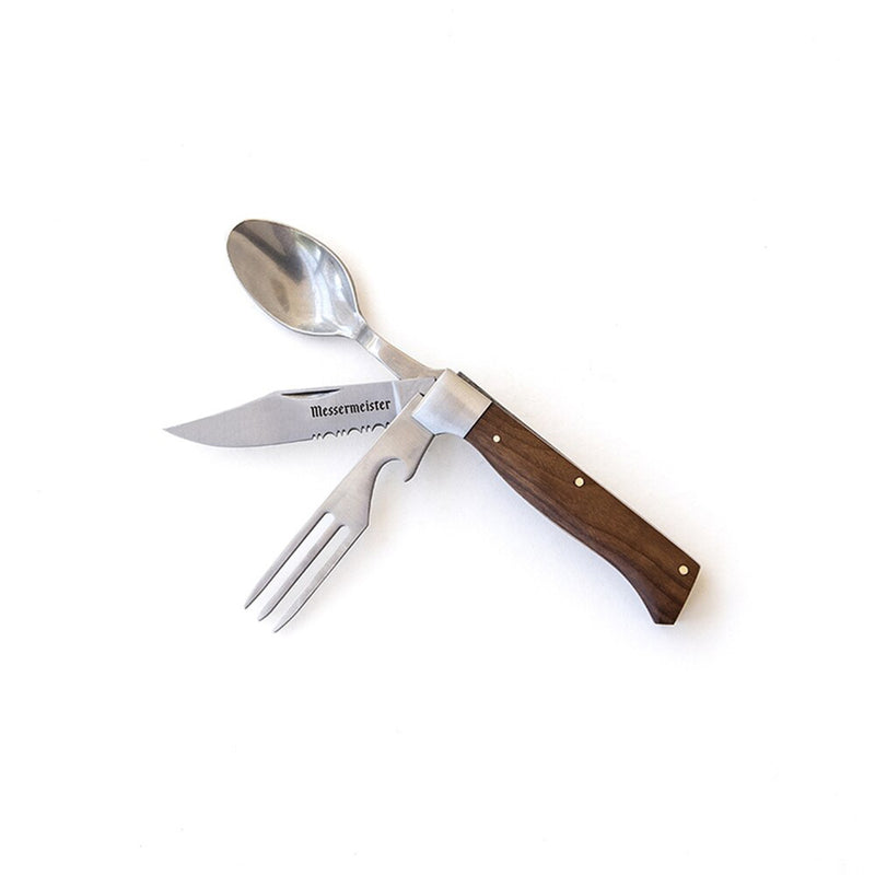 Adventure Chef Folding Camp Utensil with Maple Handle