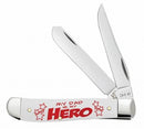 Father's Day White Synthetic Smooth Mini Trapper(CA10604) W/Tin
