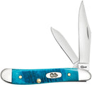 Case XX Sawcut Caribbean Blue Bone Peanut Stainless 25596