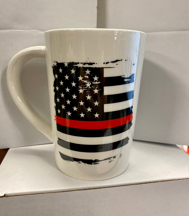 Pine Ridge Thin Red Line Flag Coffee Mug