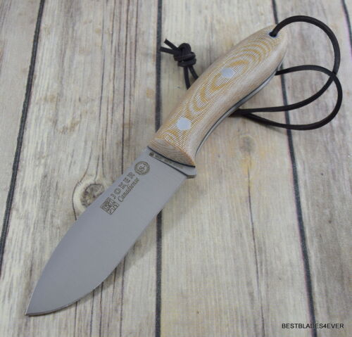 JOKER BS9 CANADIENSE FIXED BLADE KNIFE RAZOR SHARP LEATHER SHEATH