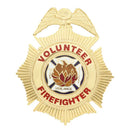 Smith & Warren Volunteer Firefighter Sunburst Badge