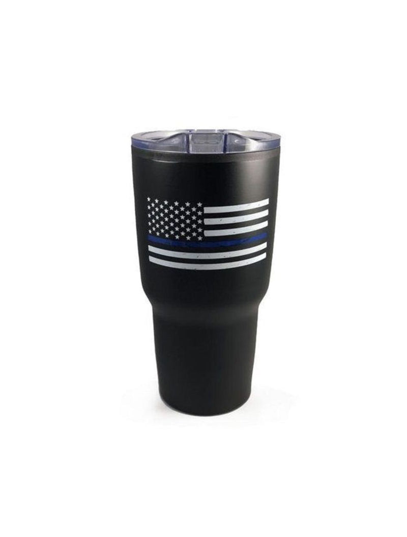 Thin Blue Line Tumbler, 30 Ounce